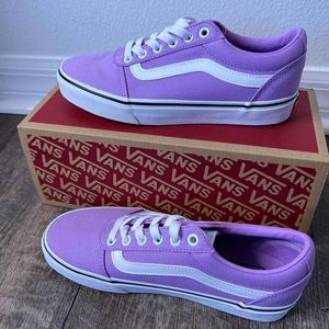VANS Ward Low Lavender Shoes- Size 7.5